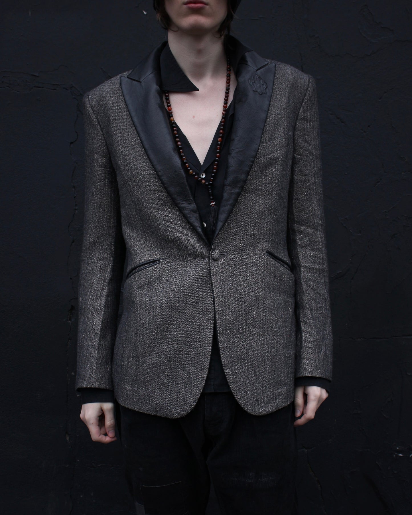 Obelisk Deerskin & Angora Blazer