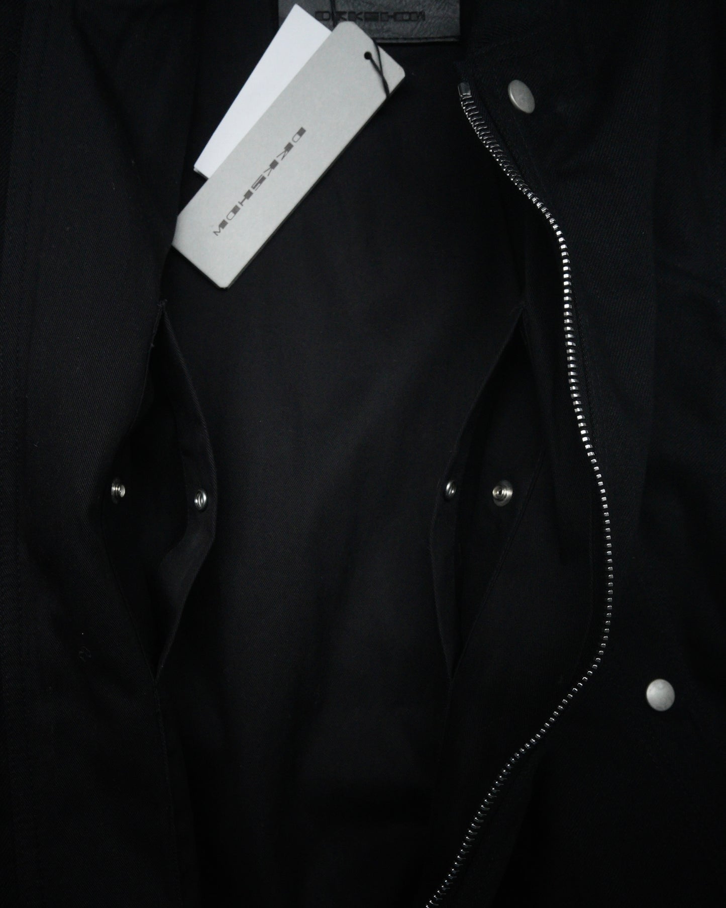 Rick Owens Japanese Selvedge Denim Bomber Jacket - F/W2022