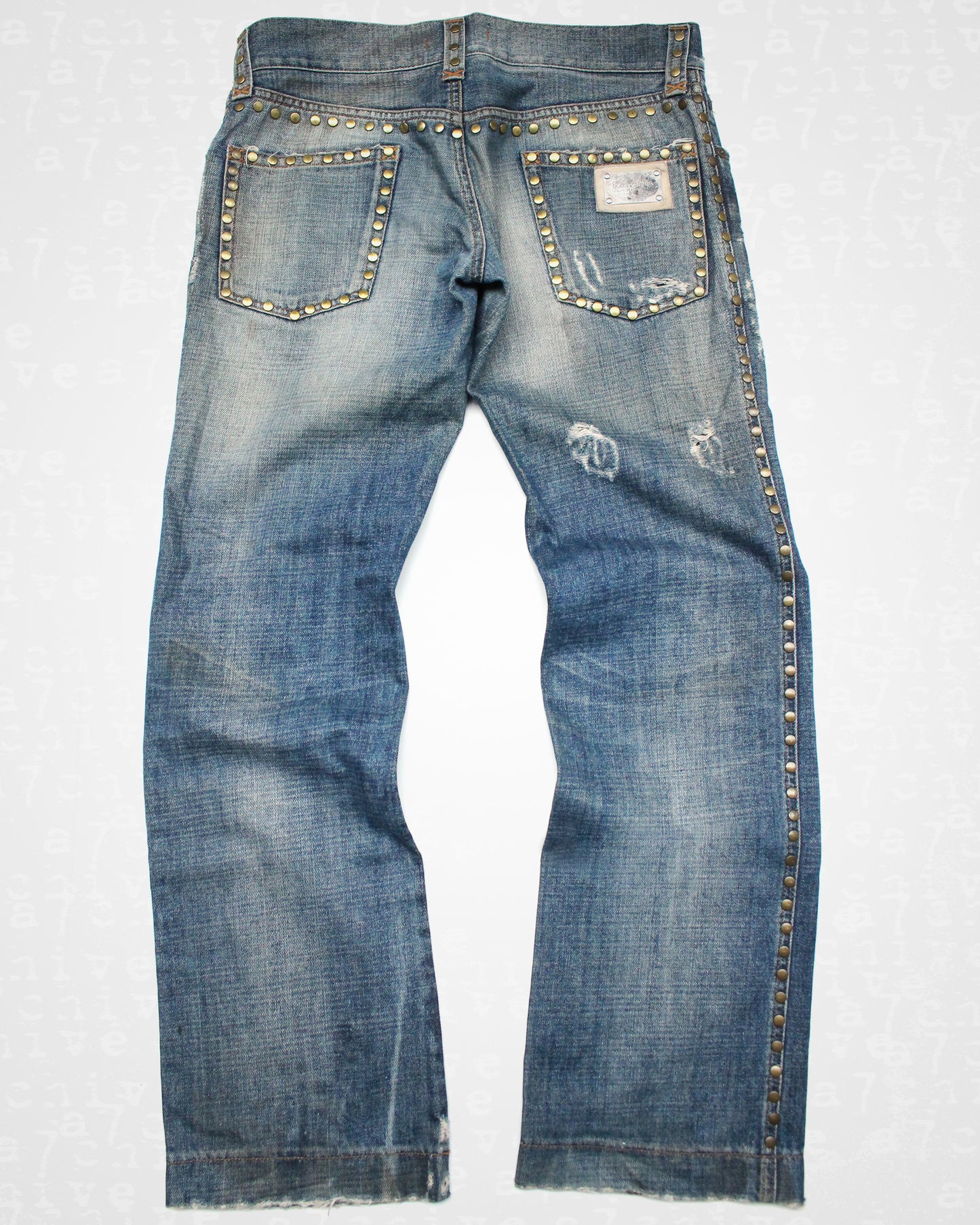 Dolce & Gabbana Studded Jeans - S/S 2005