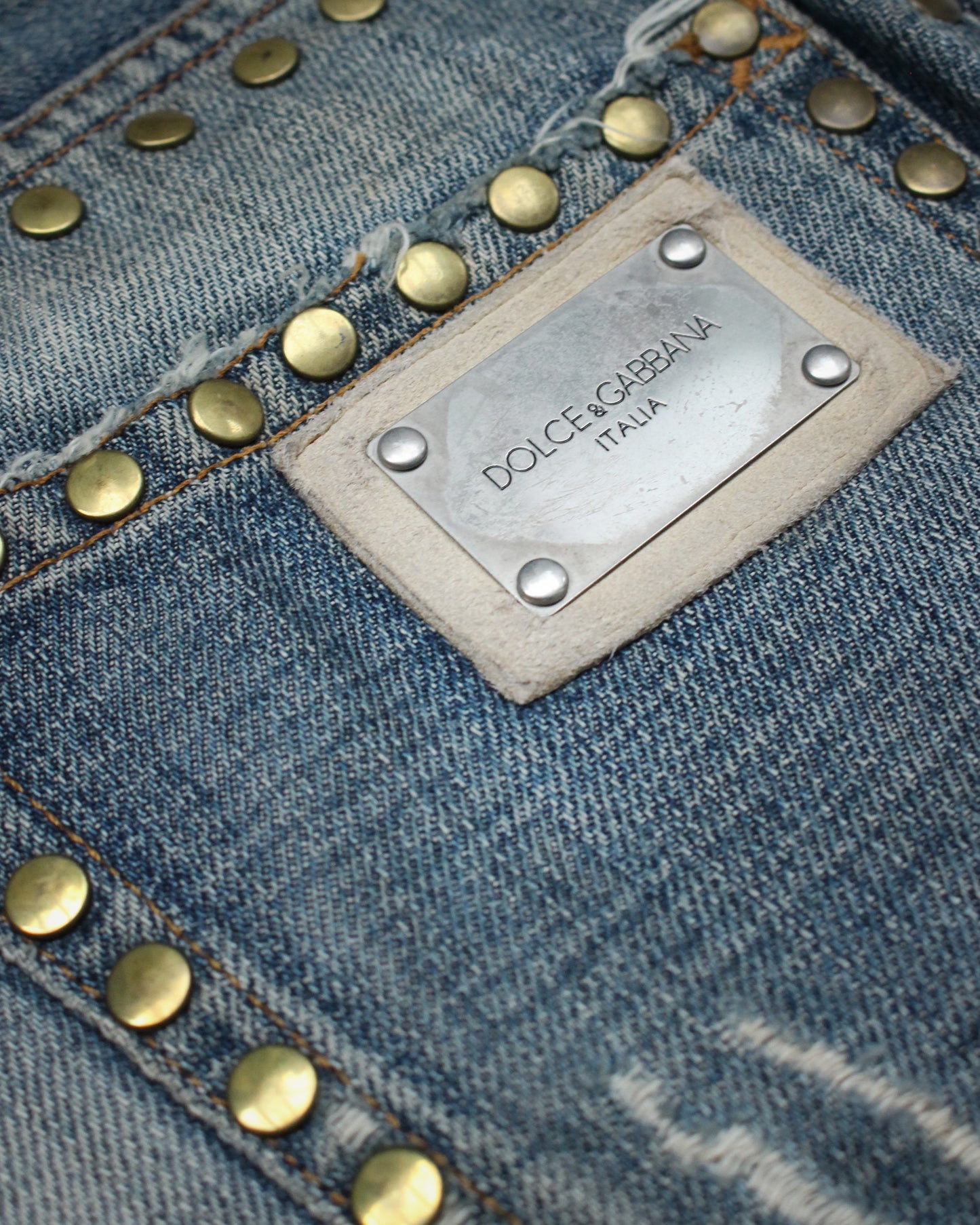 Dolce & Gabbana Studded Jeans - S/S 2005