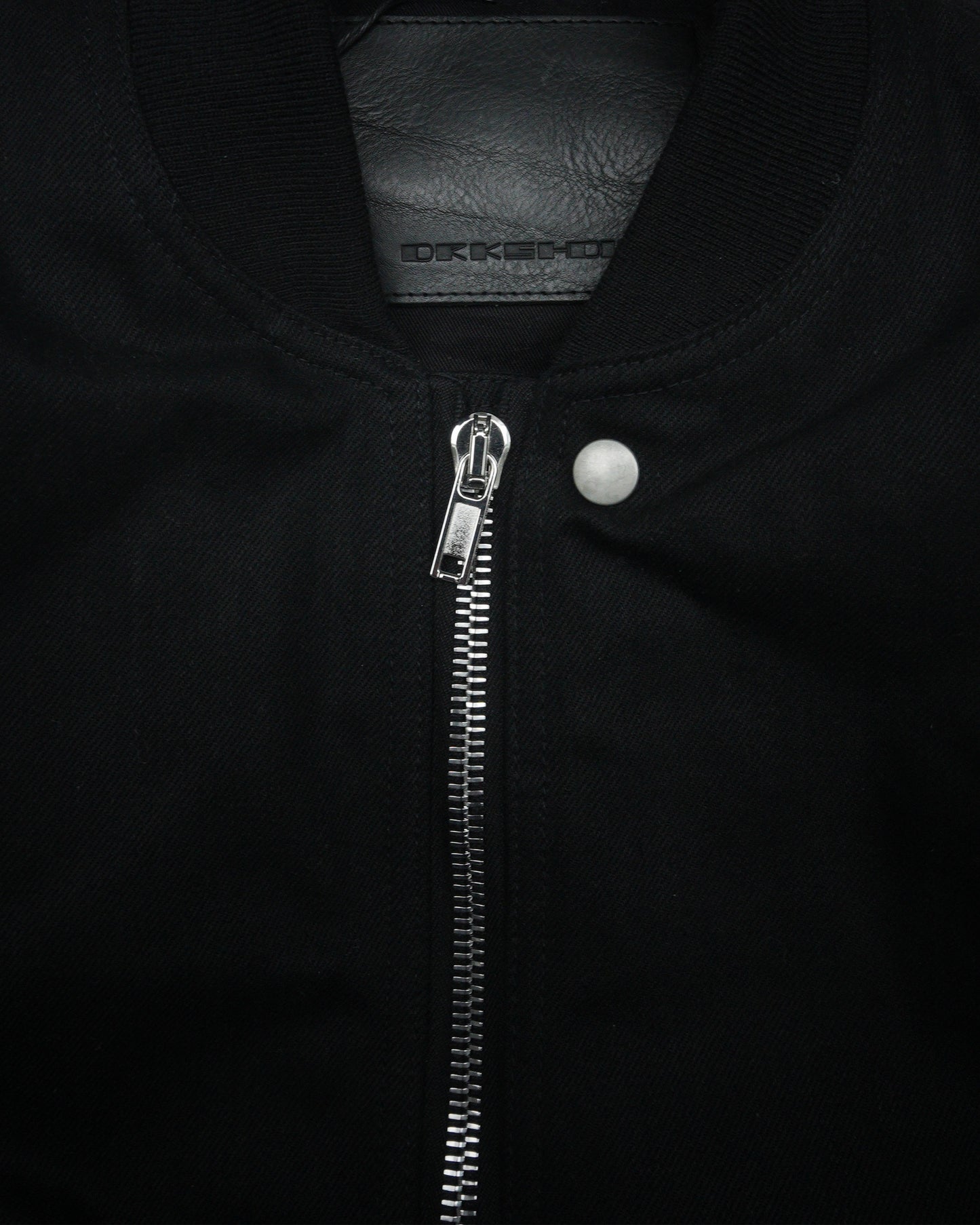 Rick Owens Japanese Selvedge Denim Bomber Jacket - F/W2022