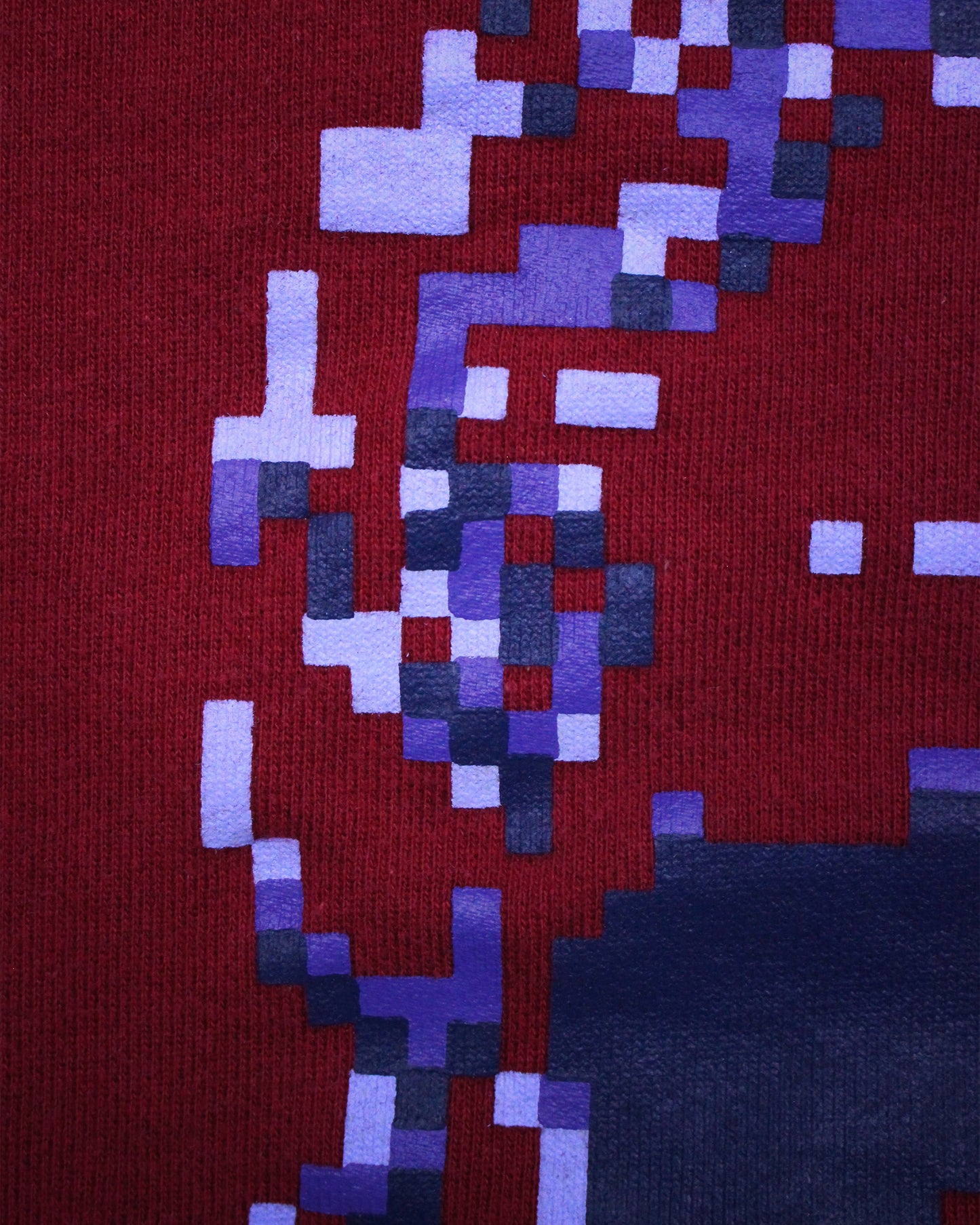 Beauty:Beast Pixelated Skull Hoodie