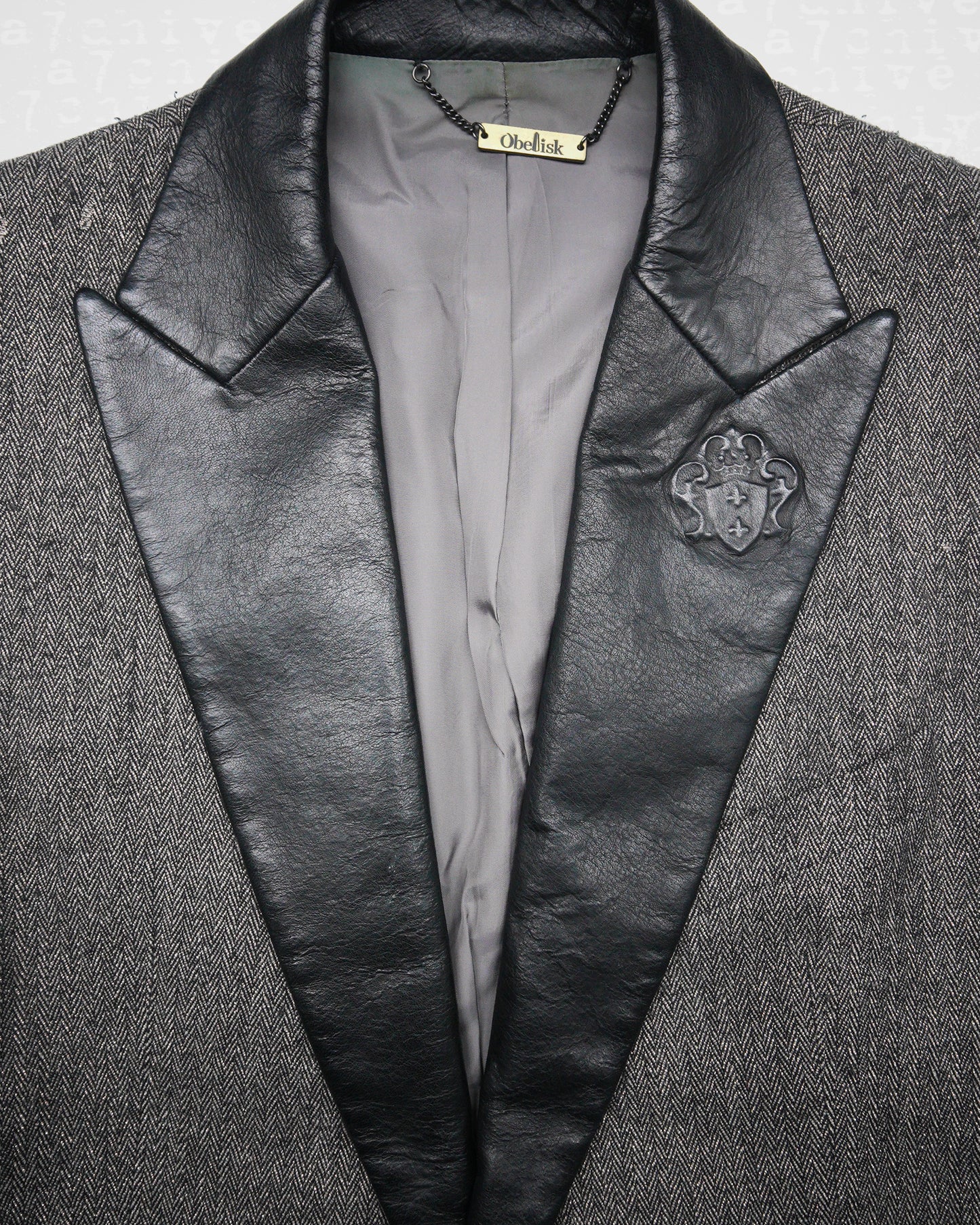 Obelisk Deerskin & Angora Blazer