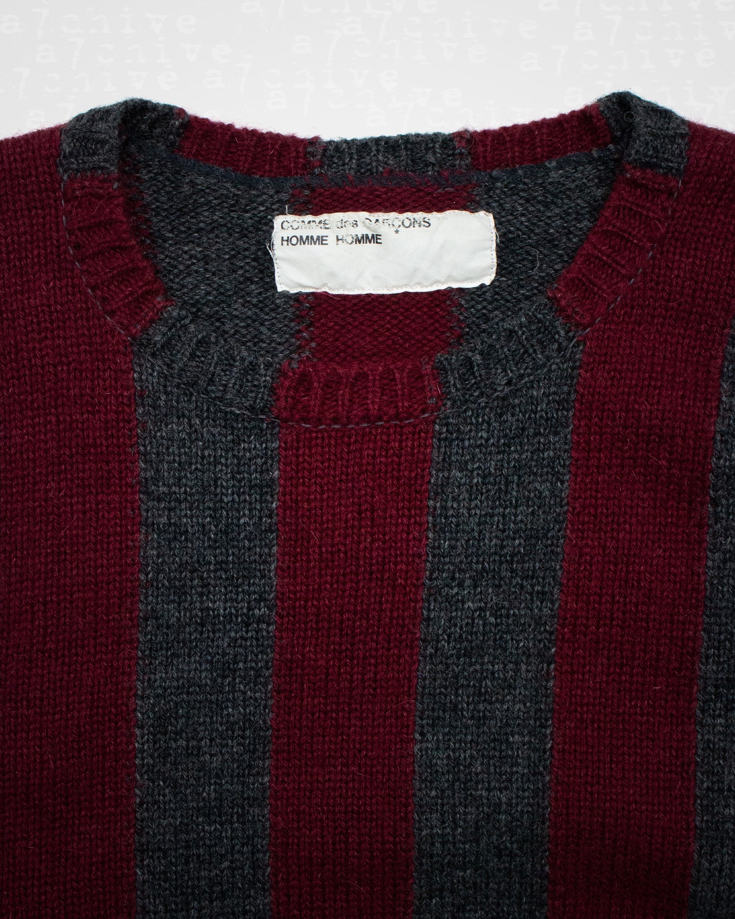 Comme des Garçons Homme HOMME Striped Sweater - A/W2000