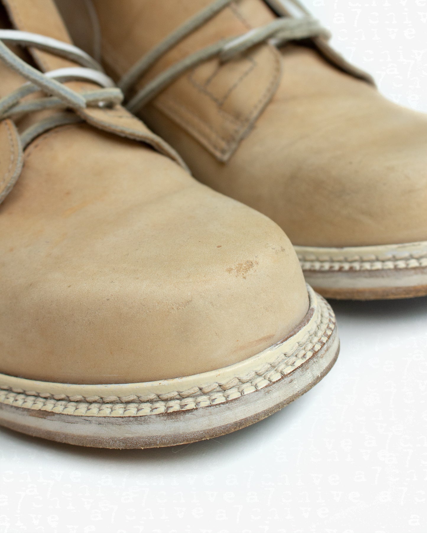 Dirk Bikkembergs Lace-Through Heel Boots - 1990s