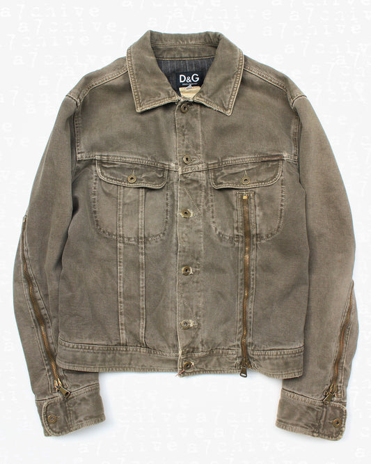 Dolce & Gabbana AW2003 Multi-Zip Jacket