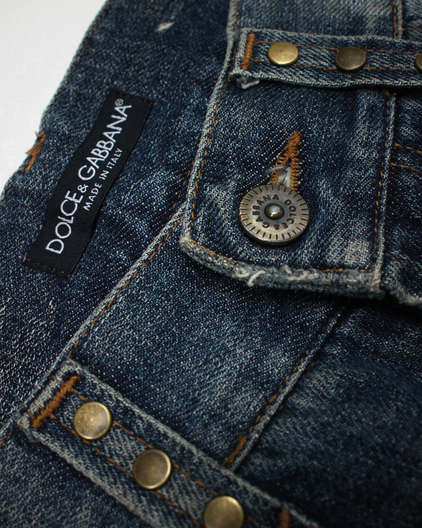 Dolce & Gabbana Studded Jeans - S/S 2005