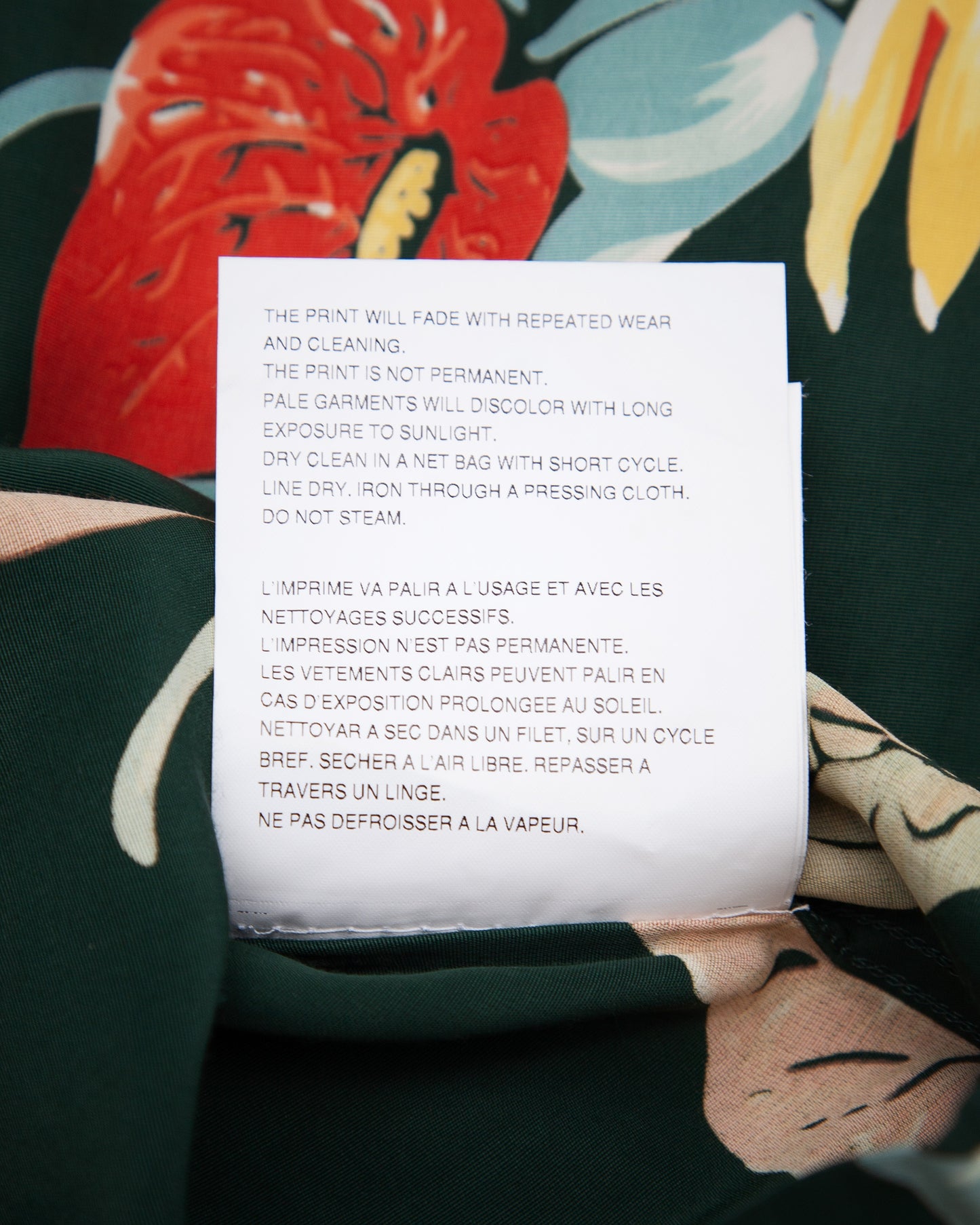 Junya Watanabe SS03 Overprint Aloha Shirt
