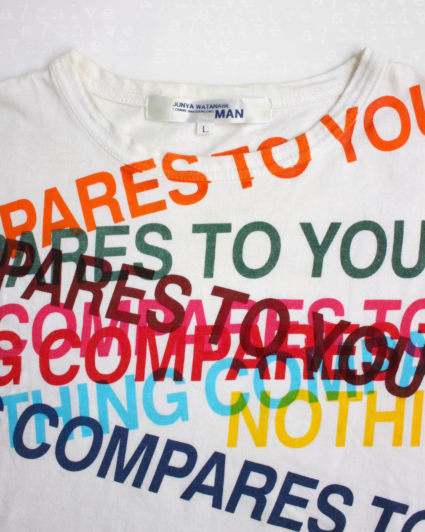 Junya Watanabe SS02 Poem T-Shirt
