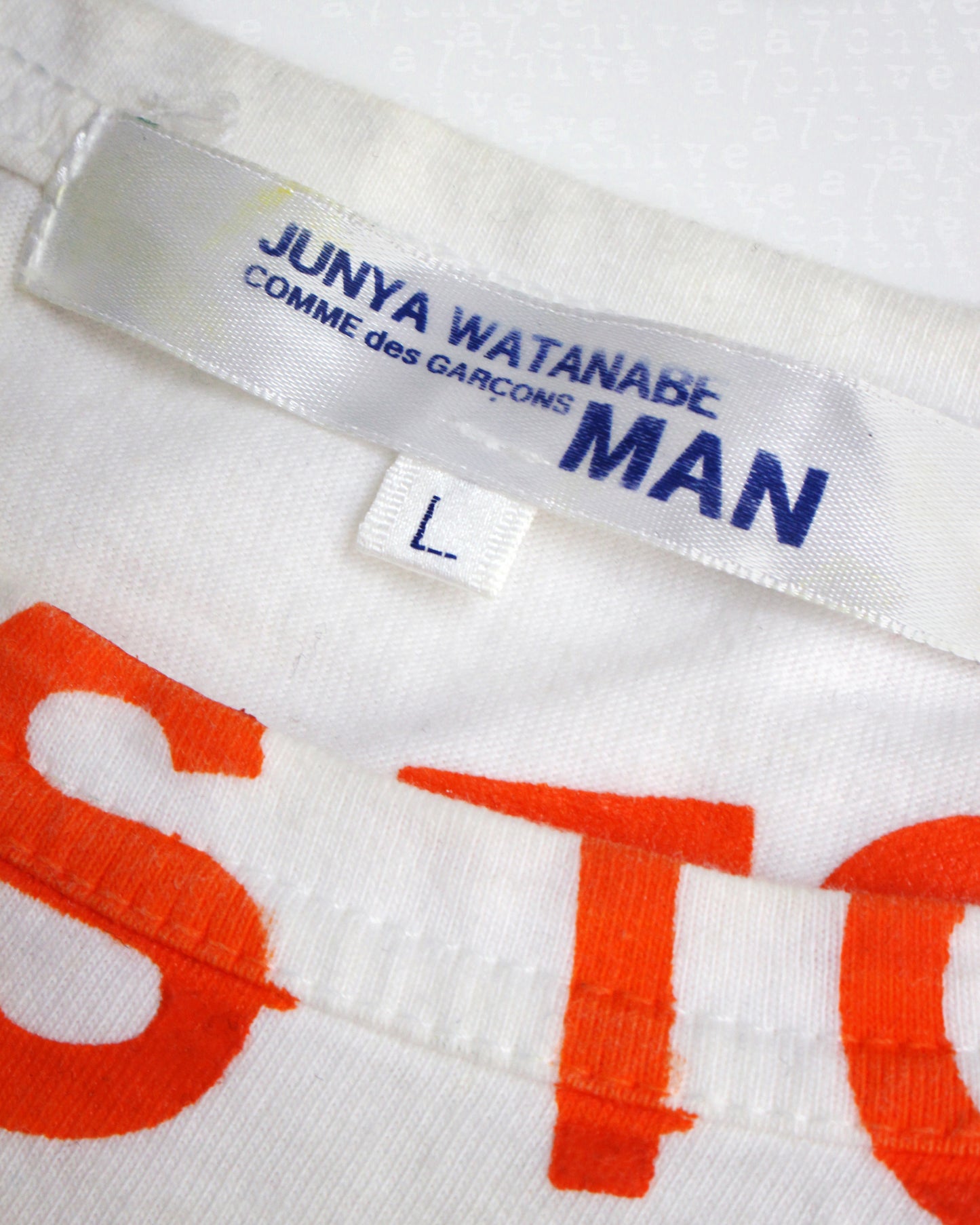 Junya Watanabe SS02 Poem T-Shirt