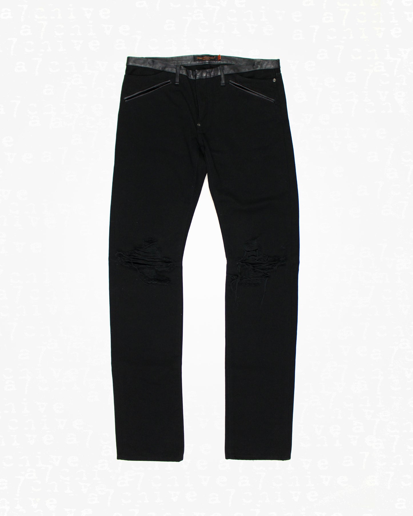 Undercover A/W 2005 ‘Arts & Crafts’   Lambskin Distressed Denim