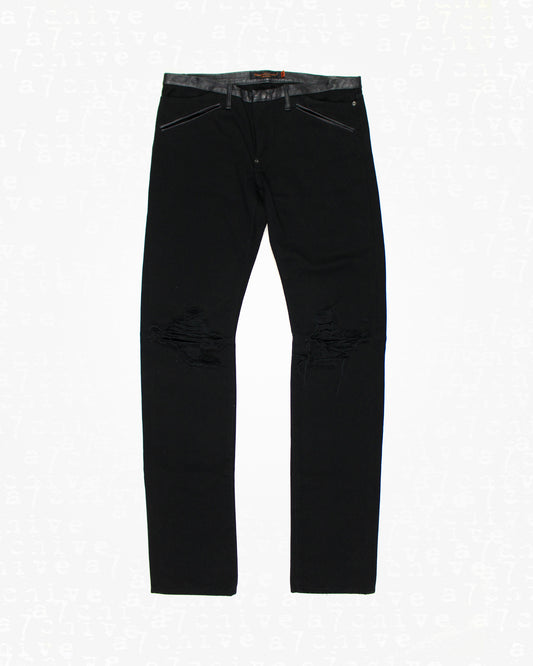 Undercover A/W 2005 ‘Arts & Crafts’   Lambskin Distressed Denim