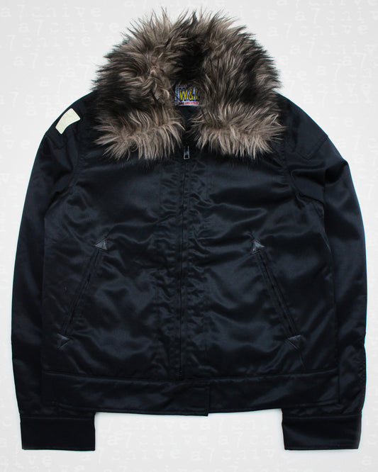 Walter van Beirendonck W< Black Nylon Jacket