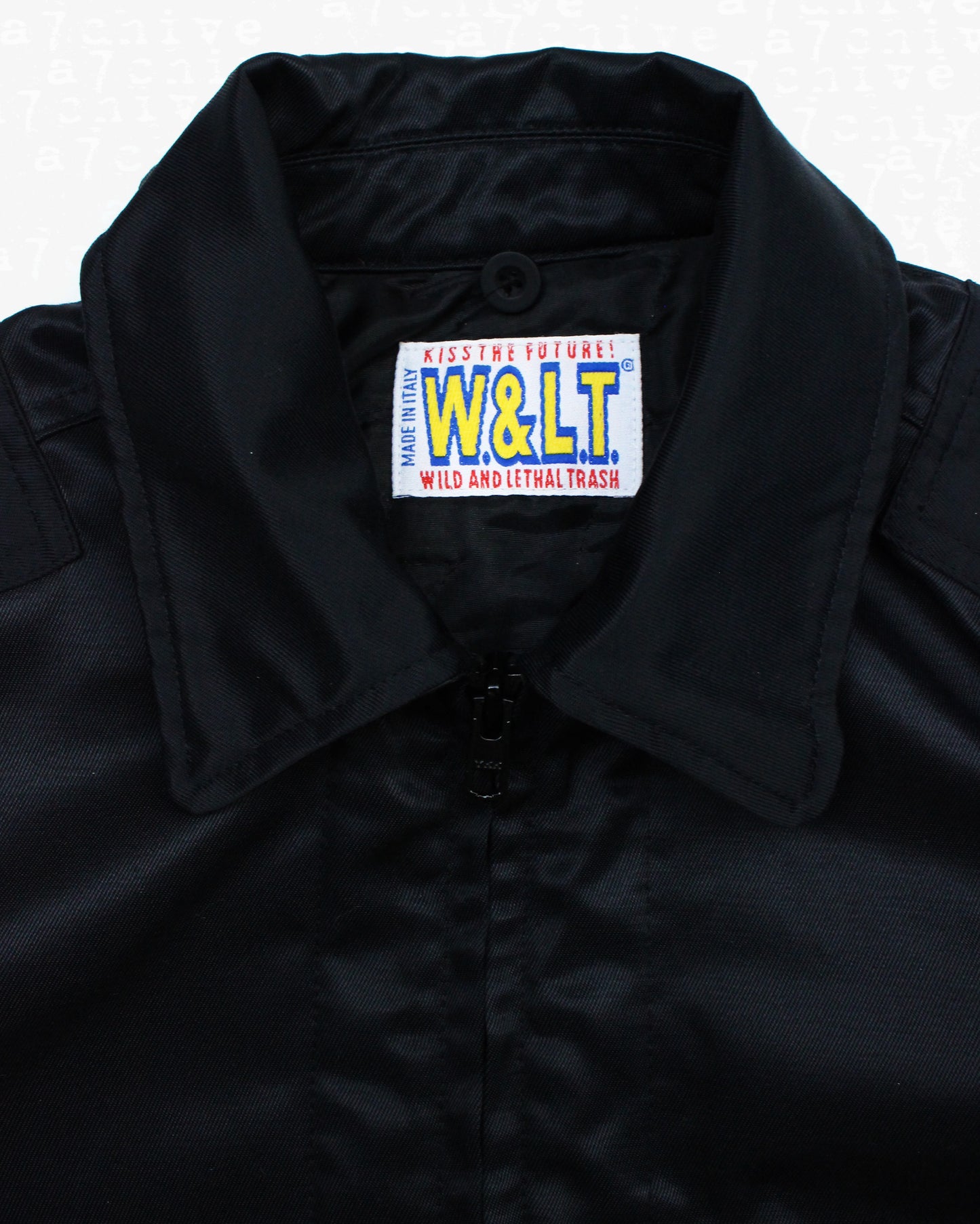Walter van Beirendonck W< Black Nylon Jacket