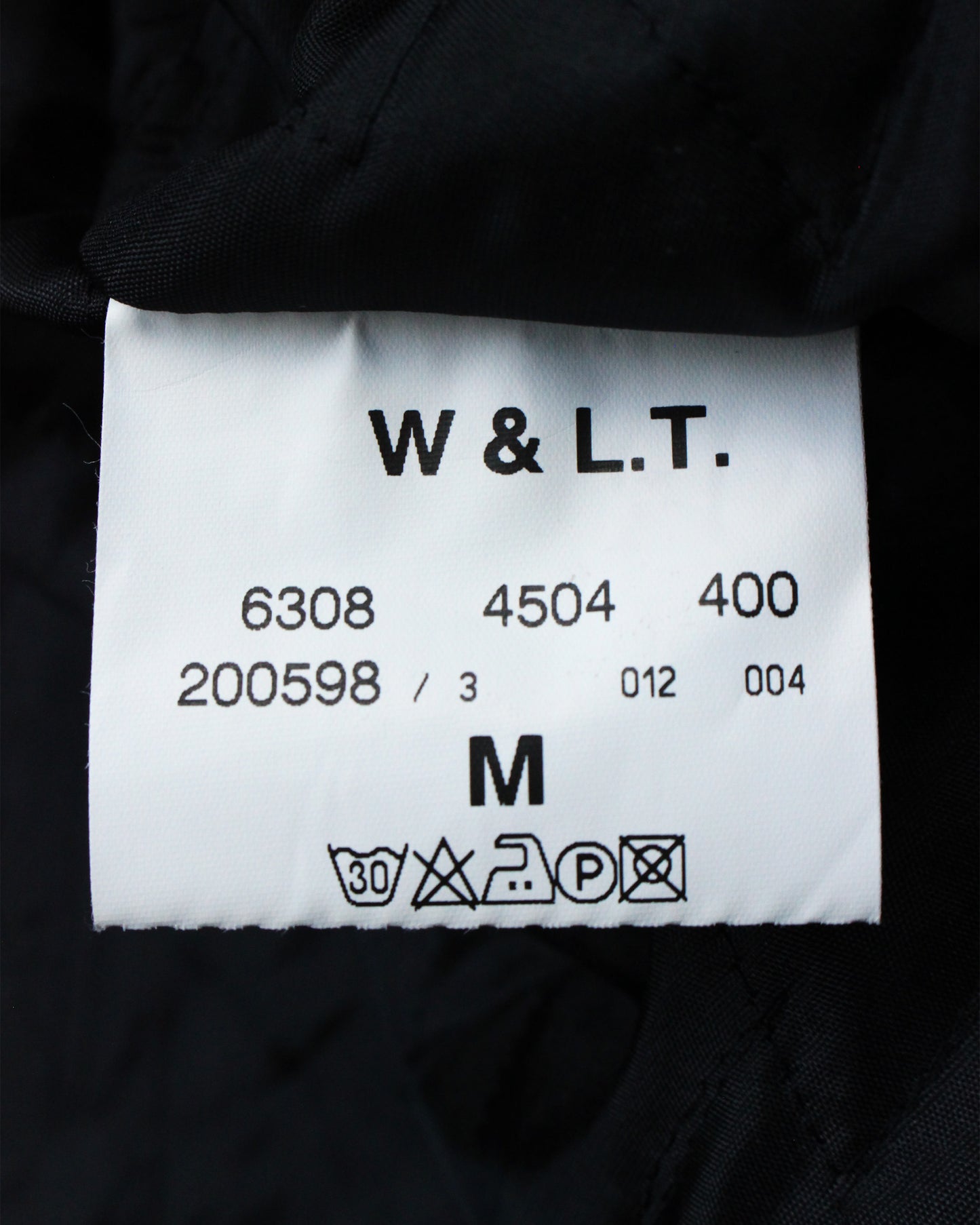 Walter van Beirendonck W< Black Nylon Jacket