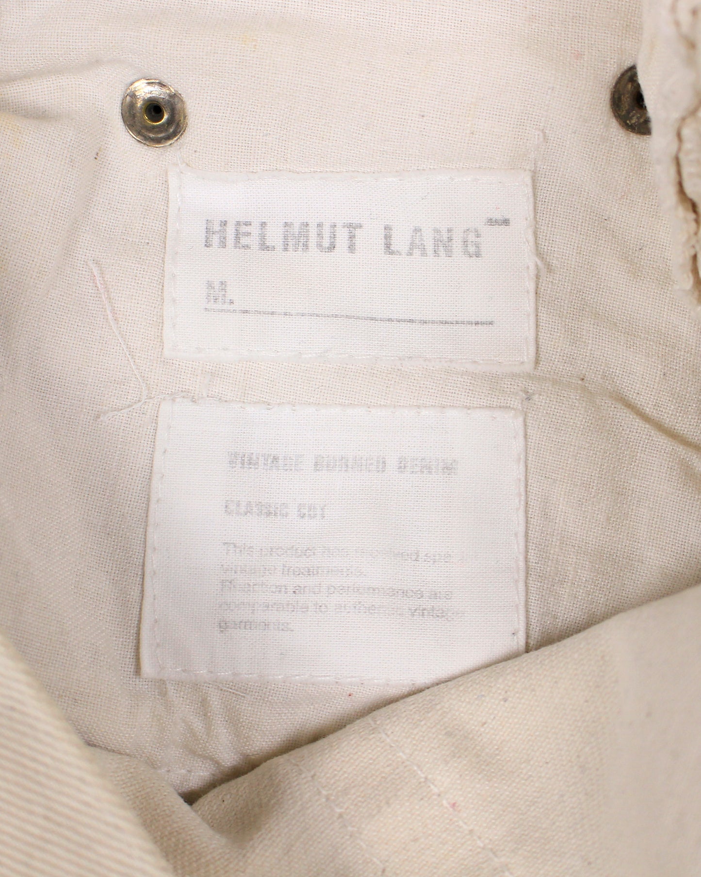 Helmut Lang Flamethrower Jeans - A/W 1998