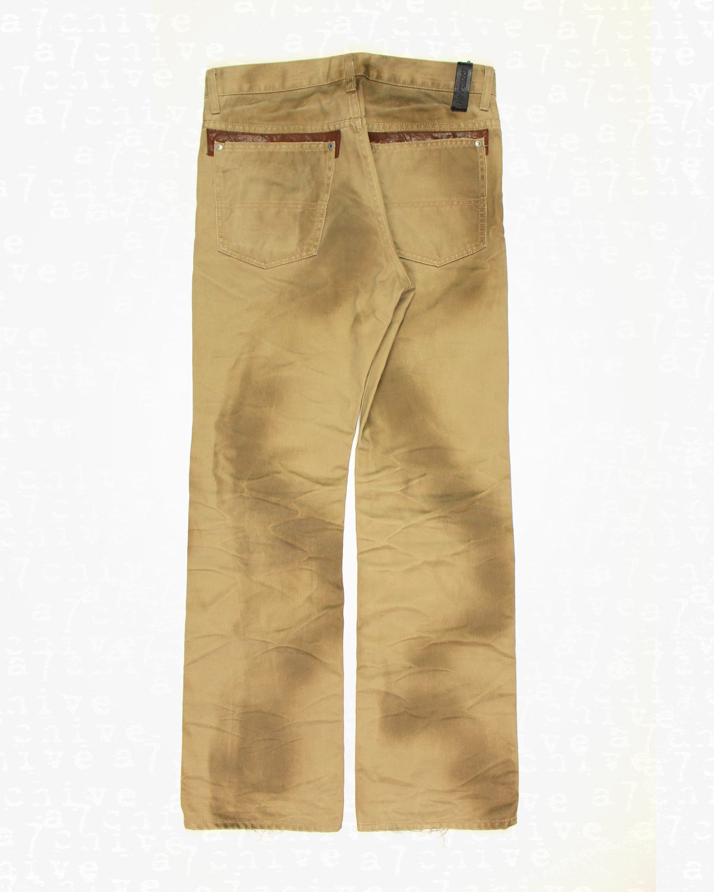 Isamu Katayama Backlash Waxed Pants