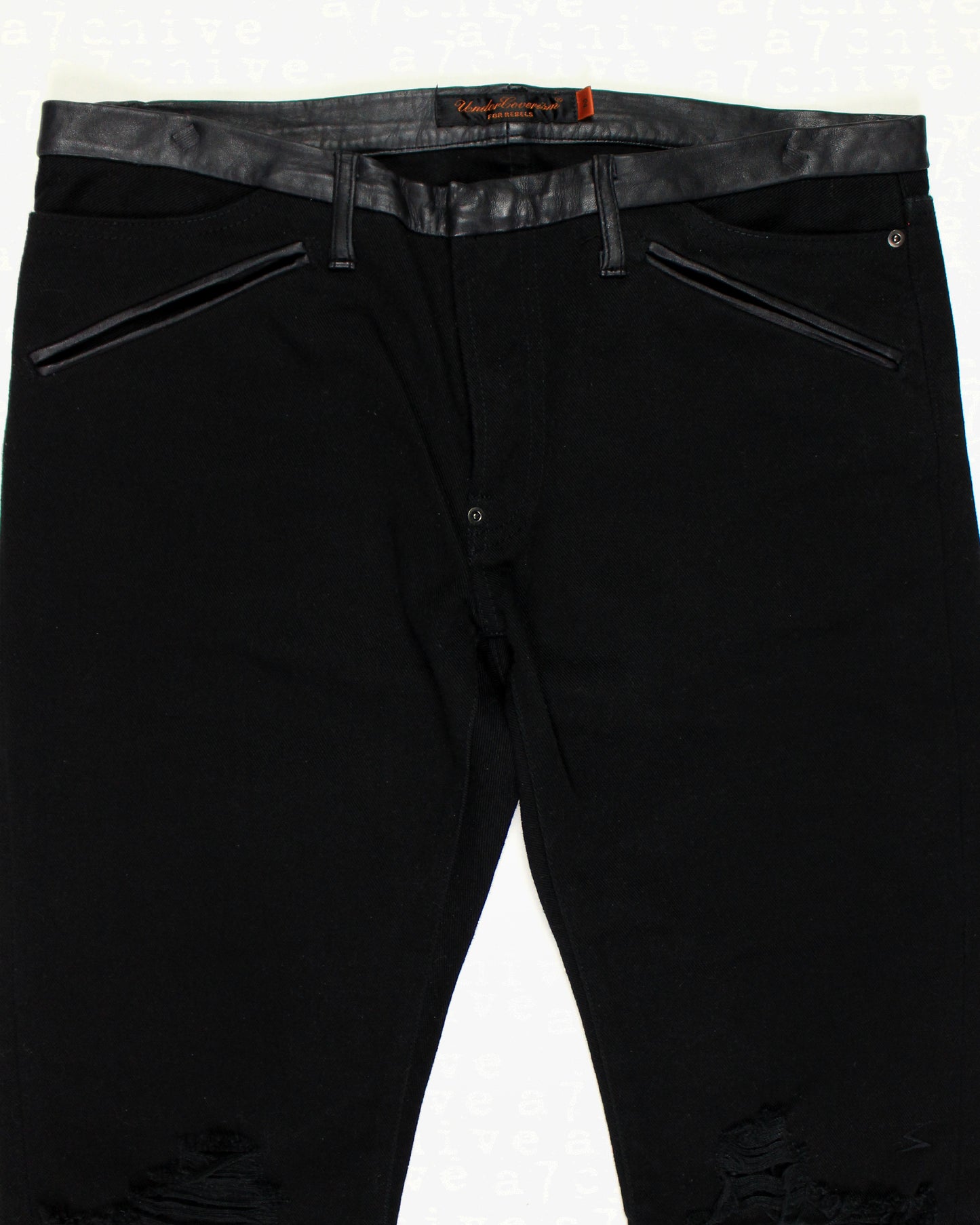 Undercover A/W 2005 ‘Arts & Crafts’   Lambskin Distressed Denim