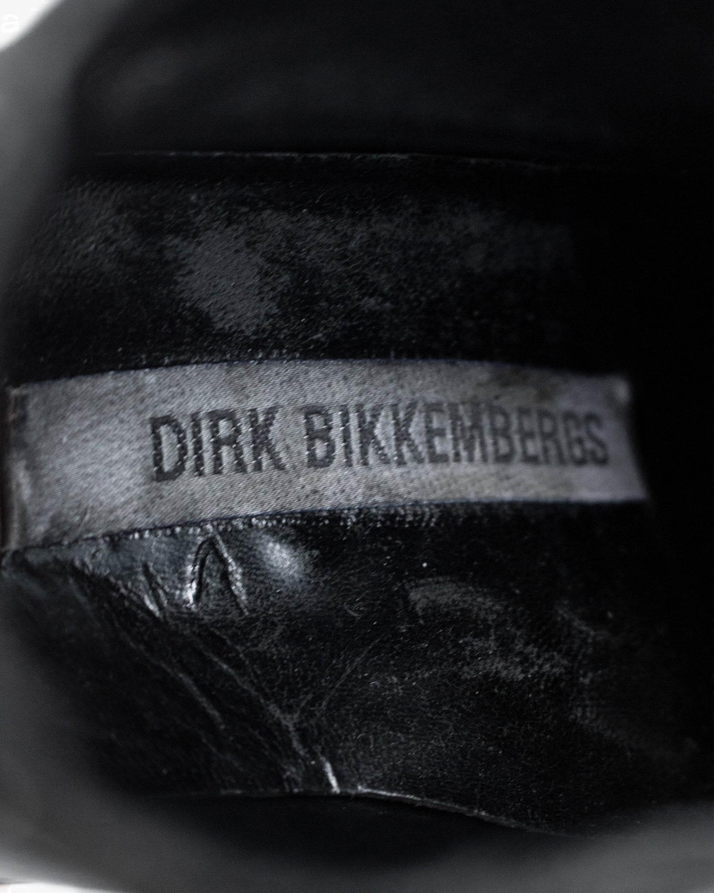 Dirk Bikkembergs Leather Slip-on Boots - S/S 1998