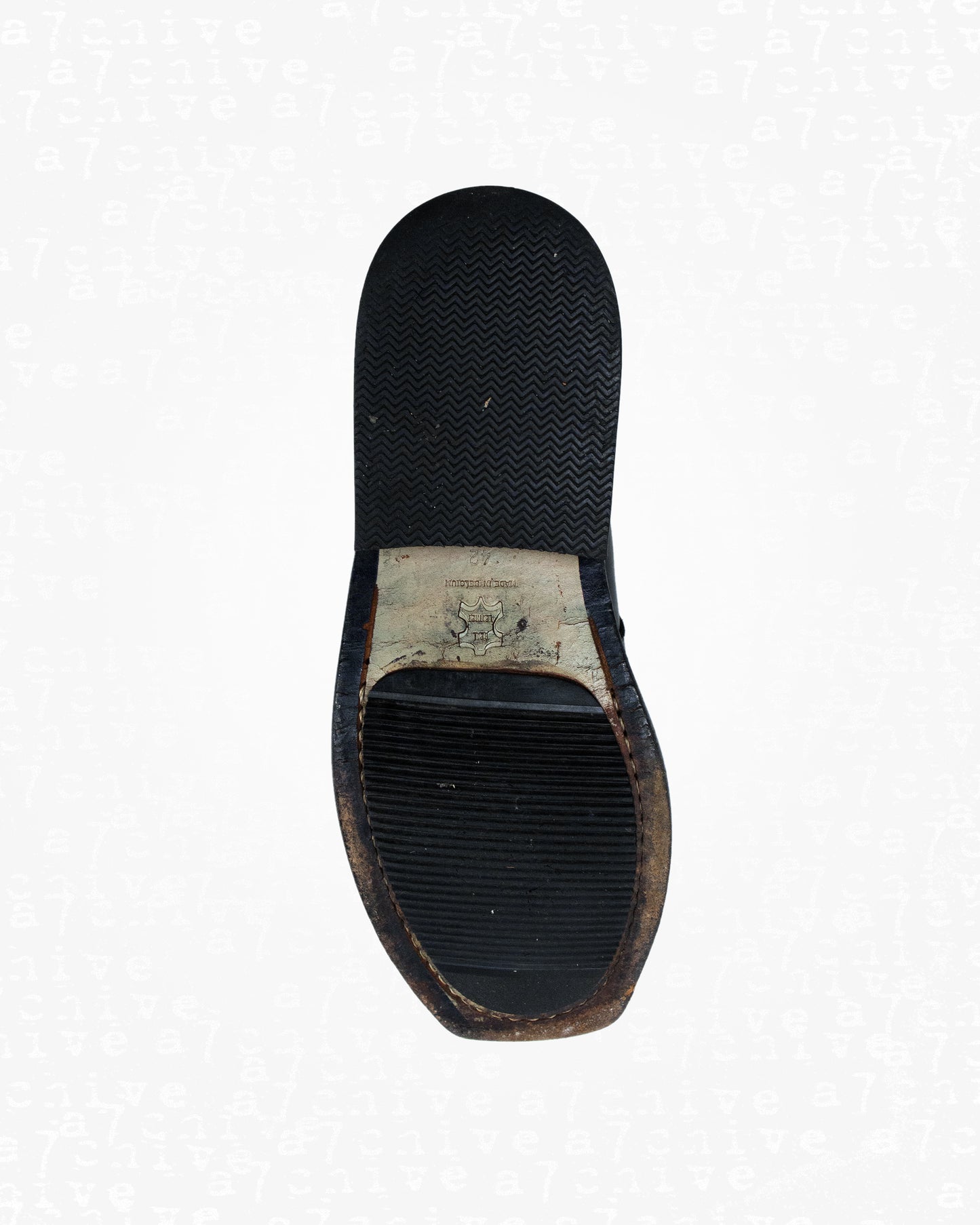 Dirk Bikkembergs Leather Slip-on Boots - S/S 1998