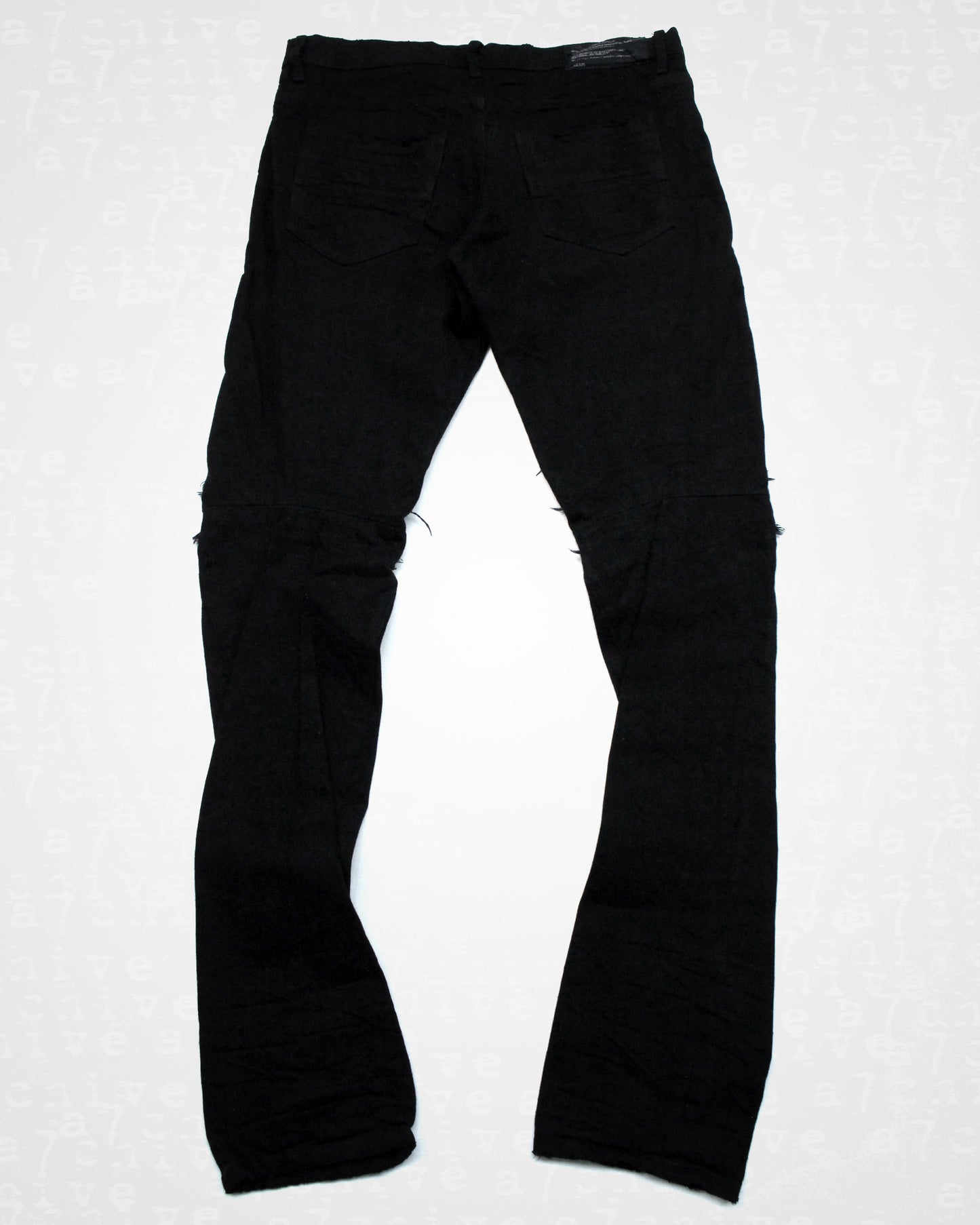 JULIUS_7 Twisted Distressed Denim - F/W 2010