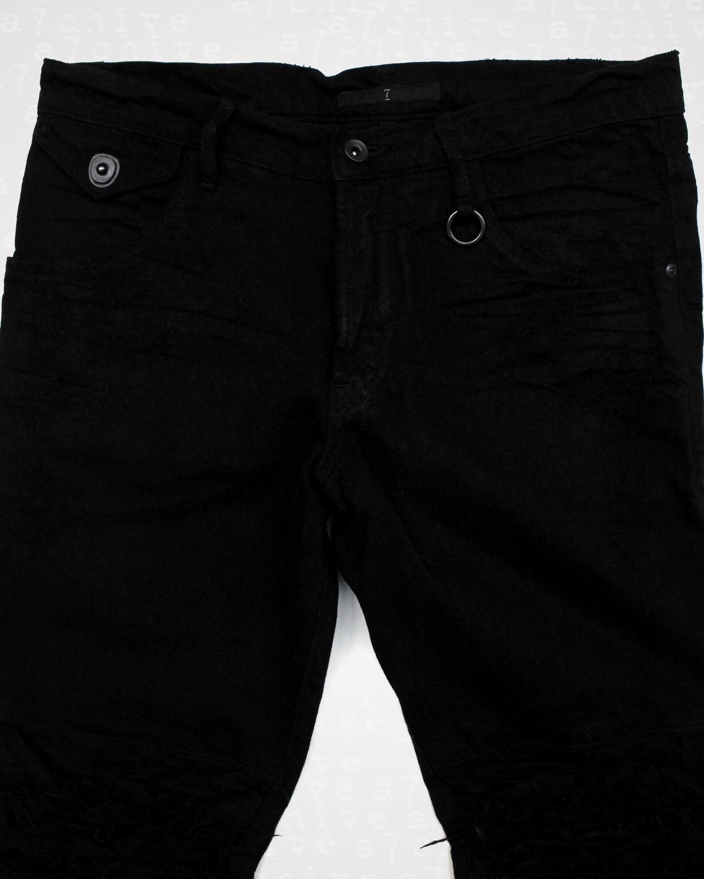 JULIUS_7 Twisted Distressed Denim - F/W 2010