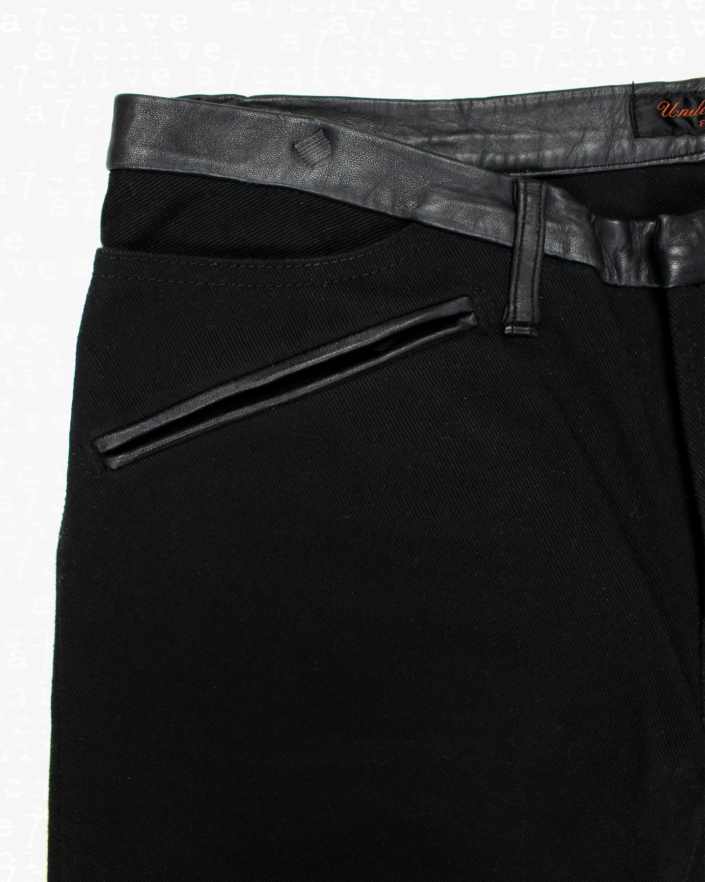 Undercover A/W 2005 ‘Arts & Crafts’   Lambskin Distressed Denim